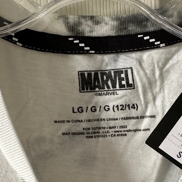 NWT Boy's Marvel The Black Panther Tie Dye Long Sleeve Top Various Sizes - Picture 4 of 4